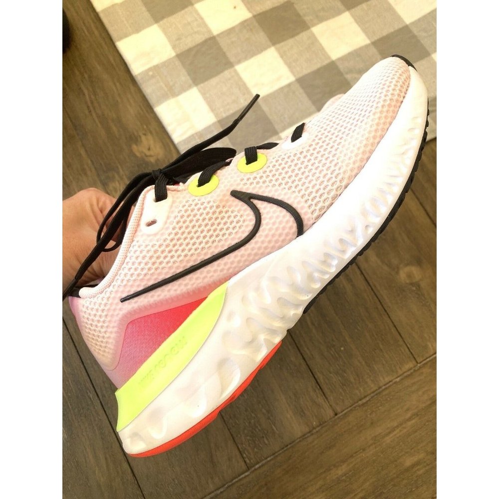 Nike Womens Renew Run CW5637-600 Pink Black Running Shoes Sneakers Size 8.5 - Picture 5 of 11